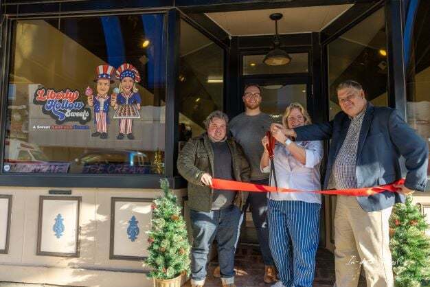 Liberty Hollow Sweets ribbon cutting event