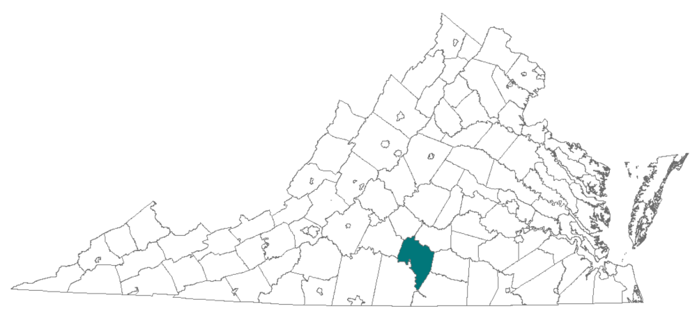 Charlotte County Virginia map