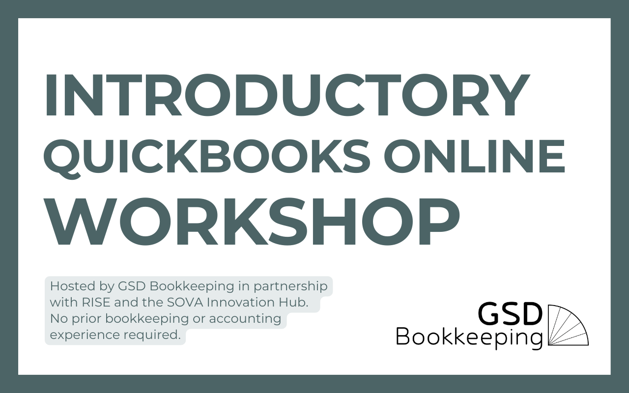 Introductory Workshop for Quickbooks Online with GSD Bookeeping
