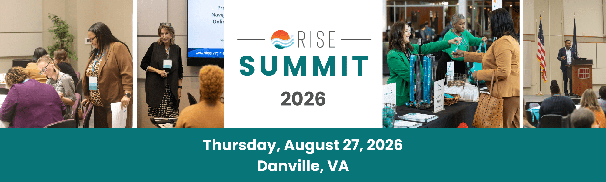 RISE 2025 website header image